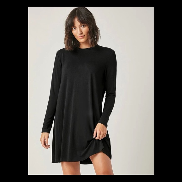 BRAND NEW  Solid Tee Dress - Picture 3 of 5